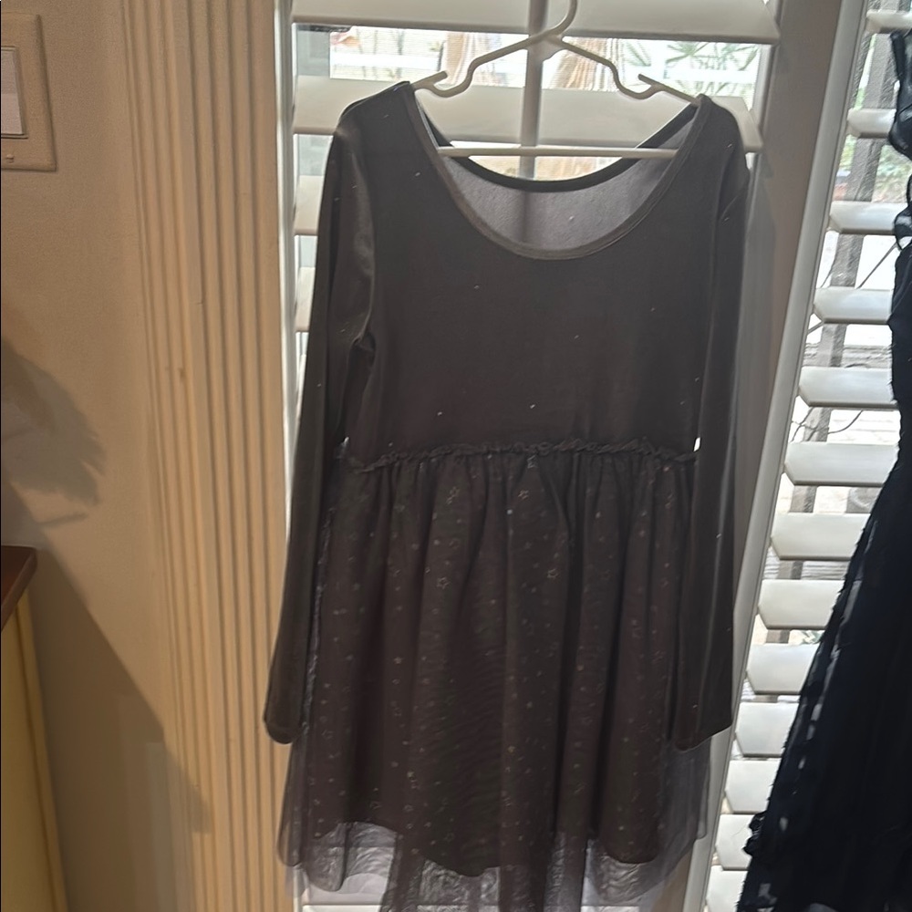 Elegant Gray Kids Dress
